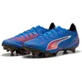 Puma ULTRA 6 CARBON FG Football Boots Unisex, Shoes, Ultra Blue/White/Glowing Red, 46