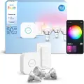 Philips Hue Essential startsæt: 3 x GU10 spots + Dimmer switch + Bridge