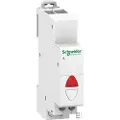 Schneider Electric Signallampe iIL Grøn LED 110-230VAC estimeret til 100.000t Bredde 18mm