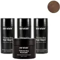 Keratain 3x Keratain-hårfibre + gratis Keratain-pomade - Lysebrun (25 gr)