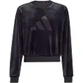 Adidas Girl Holiday Glam Cropped Sweatshirt