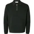 Selected Teller Relaxed Fit Halv Lynlås Sweater