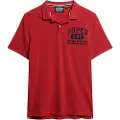 Superdry Superdrytil mænd. M1110349A Superstate rød polo shirt (XL), Casual, Bomuld, Korte ærmer