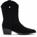 Xti Xtitil kvinder. 14430701-NEGRO Støvler 144307 sort (37), 3-5 cm, Lynlås, Casual