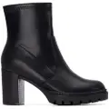 Xti Xtitil kvinder. 14452501-NEGRO Ankelstøvler 144525 sort (37), 5-8 cm, Lynlås, Casual