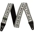 Fender George Harrison All Things Must Pass Logo Strap B/W 2"