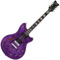 Evh SA126QM Special W/ Case Transparent Purple Electric Guitar - Ex Demo