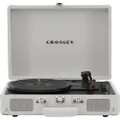 Crosley Cruiser Deluxe Portable Turntable with Bluetooth Out White Sand