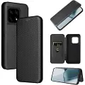 Mtp Products OnePlus 10 Pro Flip Cover - Karbonfiber - Sort