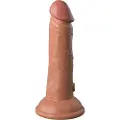 King Cock Elite 6 - sugekop, realistisk dildo (15cm) - mørk