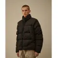C.P. Company C.P. Companytil mænd. 19CMOW239A005864G Sort fjerfrakke (M), Casual, Polyester
