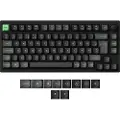 Keychron Lemokey P1 HE - 75% Knob Wireless Tri-Mode QMK/VIA Gateron 2.0 Magnetic Switch (Hall Effect) - Gaming Tastatur - Uden Numpad - Nordisk - Sort
