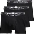 Ralph Lauren Polo Ralph Laurentil mænd. 714835887002 Tre pakker sorte, korte boxershorts (XL), Afslappet, Bomuld