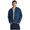 Pepe Jeans Pepe Jeanstil mænd. PM402816 Young Reclaim Jakke blå (L), Casual, Bomuld, Denim, Lange ærmer