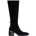 Carmela Carmelatil kvinder. 16264602-NEGRO Læderstøvler 162646 sort (36), 3-5 cm, Splittet læder, Casual