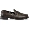 Semicouture Semicouturetil kvinder. Y5WZ35 Damienne brune loafers i læder (41), Fast, Ingen, Casual
