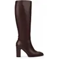 Wonders Wonderstil kvinder. M-5140_5121_9332 Treze læderstøvler 40 brun (37), 3-5 cm, Lynlås, Casual