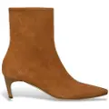 Semicouture Semicouturetil kvinder. Y5WZ40 Igor Stivaletto ankelstøvler i ruskind, brune (39), 1-3 cm, Lynlås, Casual