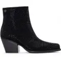 Xti Xtitil kvinder. 14467002-NEGRO Ankelstøvler 144670 sort (35), 3-5 cm, Lynlås, Casual
