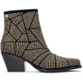 Xti Xtitil kvinder. 14467001-ORO Ankelstøvler 144670 sort (40), 3-5 cm, Lynlås, Casual