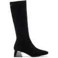 Xti Xtitil kvinder. 14429102-NEGRO Støvler 144291 sort (36), 3-5 cm, Lynlås, Casual