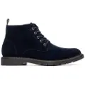 Carmela Carmelatil mænd. 16267601-NAVY Ankelstøvler i læder 162676 navy (43), Fast, Splittet læder, Lynlås, Casual, Blå