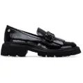 Carmela Carmelatil kvinder. 16269801-NEGRO Mokkasiner 162698 sort (39), 1-3 cm, Ingen, Casual, Patentlæder