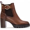 Xti Xtitil kvinder. 14452102-CAMEL Ankelstøvler 144521 brun (41), 5-8 cm, Lynlås, Casual