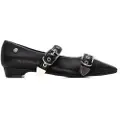 Xti Xtitil kvinder. 14426602-NEGRO Sko 144266 sort (39), 1-3 cm, Spænder, Casual, Klassisk