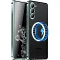 Mtp Products Galvaniseret Magnetisk Samsung Galaxy S23 5G Hybrid Cover - Grøn
