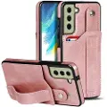 Mtp Products Samsung Galaxy S21 FE 5G Dækket TPU Cover med RFID - Rødguld