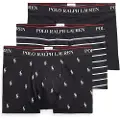 Ralph Lauren Polo Ralph Laurentil mænd. 714830299009 3 pakker Classic Trunk sorte boxershorts (XXL), Afslappet, Bomuld