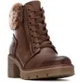 Refresh Refreshtil kvinder. 17291102-CAMEL Ankelstøvler 172911 brun (38), 3-5 cm, Lynlås, Casual
