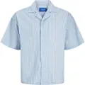 Jack & Jones Boxy Poplin Stripe Styd24 Kortærmet Skjorte