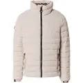 Superdry Superdrytil mænd. M5011757A Quiltet jakke med Fuji-print, grå (M), Casual, Genanvendt polister, Bæredygtig