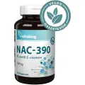 Vitaking - NAC-390 (N-acetyl-L-cystein) 390 mg, 120 kapsler
