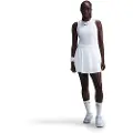 Nike NikeCourt Ace Advantage Dri-FIT-tennisnederdel til kvinder - hvid