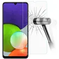 Mtp Products Samsung Galaxy A22 4G Skærmbeskyttelse Hærdet Glas - 9H - Gennemsigtig