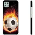 Mtp Products Samsung Galaxy A22 5G Beskyttende Cover - Fodbold Flamme