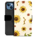 Mtp Products iPhone 13 Premium Flip Cover med Pung - Solsikke