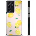 Mtp Products Samsung Galaxy S21 Ultra 5G Beskyttende Cover - Citron Mønster