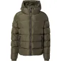 Superdry Superdrytil mænd. M5011905A Quiltet sportsjakke grøn (XXL), Casual, Genanvendt polister, Bæredygtig