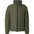 Superdry Superdrytil mænd. M5011757A Fuji quiltet jakke med print, grøn (XXL), Casual, Genanvendt polister, Bæredygtig