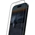 PanzerGlass Stealth Screen Protector w. Black Frame iPhone 17 | iPhone 16 Pro | Ultra-Wide Fit w. FASTFIT IN-A-BOX