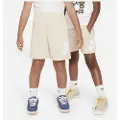 Nike Sportswear Club Fleece-shorts i french terry til større børn - brun