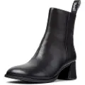 Camper Campertil kvinder. K400798-001 Kora ankelstøvler i læder, sort (35), 5-8 cm, Lynlås, Casual