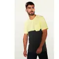 Snap Climbing Two-colored Pocket T-shirt Med Korte ærmer