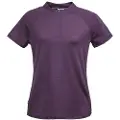 Dolomite Cristallo merino Zip T-shirt Med Korte ærmer