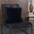 TODAY Puder Today Coussin 45/45 fausse fourrure WINTER SPIRIT Navy Badi dame 45x45 cm