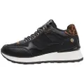 Xti Xtitil kvinder. 14420901-NEGRO Træningssko 144209 sort (39), Stof, Fast, Blonder, Casual